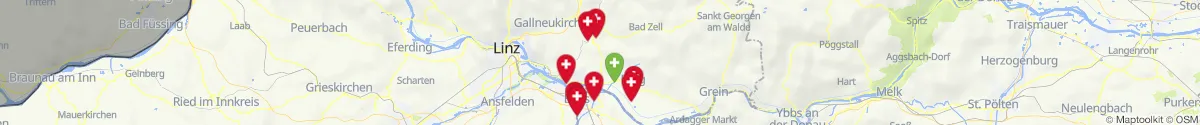 Kartenansicht für Apotheken-Notdienste in der Nähe von Schwertberg (Perg, Oberösterreich)